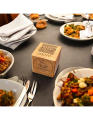 Il Cubotto con numerazione, qr code menù e logo L5 x P5 x H5 cm