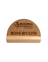 Segnaposto Riservato con logo