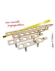 Spadino porta birra L71xP9cm 6 bicchieri