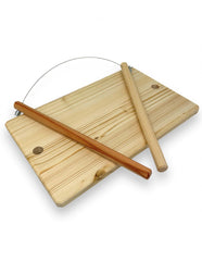 Tagliere appendi salumi in legno di abete L28xP18xH27