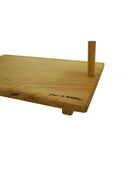 Tagliere appendi salumi in legno di faggio massello L38 x P25 x H27cm