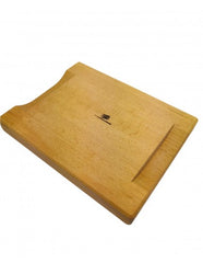 Tagliere in faggio massello con pietra lavica dim.Pietra 20x25 cm