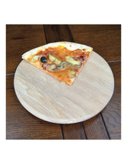 Tagliere in Legno di faggio massello per Pizza - Diametro 27cm
