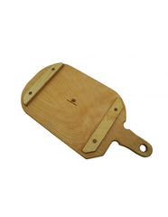 Tagliere per pinsa romana in legno con Impugnatura L48xP24cm