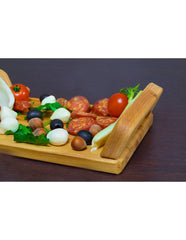 Vassoio da portata in legno di faggio massello L25xP16cm