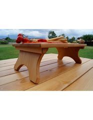Vassoio porta pietanze "gusto" in faggio massello L45xP30xH17 cm