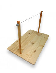 Tagliere appendi salumi in legno di abete L38xP25xH27