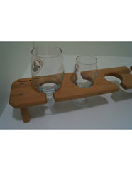 Spadino porta birra linea Cross L50xP9 cm 4 Bicchieri