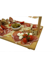 Tagliere appendi salumi in legno di faggio massello L28 x P18 x H27cm