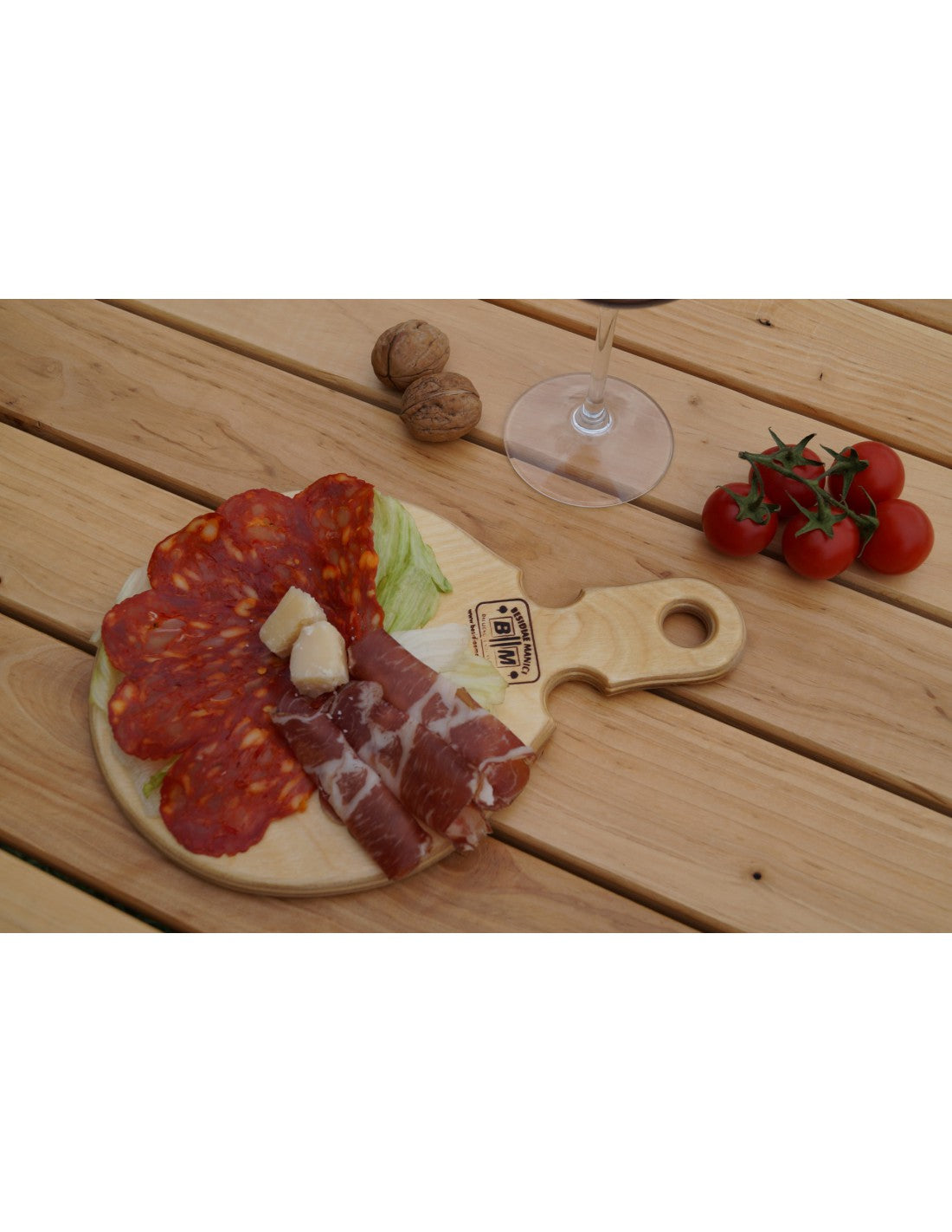 Tagliere Basic in betulla - Diametro 19 L29xH1.2cm