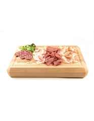 Tagliere ceppo in legno di faggio massello (32x27xh5) cm