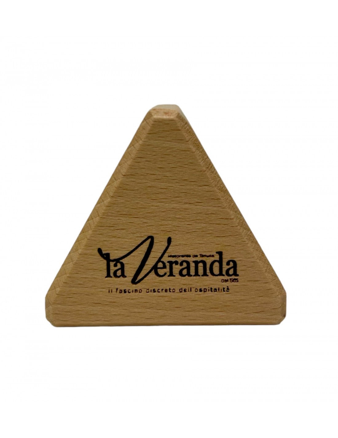 Triangolo con numerazione, qr code menù e logo